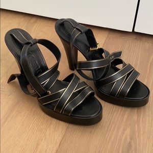 Pedro Garcia leather strap heels